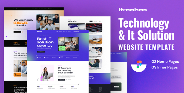 Itrechos - It Solution & Technology Website Figma Template