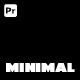 Minimal Titles | Premiere Pro - VideoHive Item for Sale