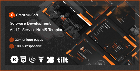 Creative-soft Software Development And It Service HTML5 Template