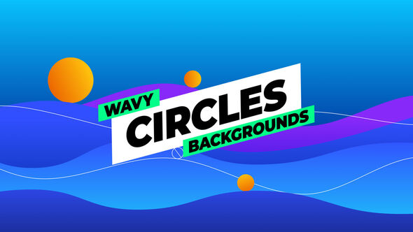 Wavy Circles Backgrounds
