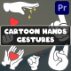 Cartoon Hands Gestures Explainers for Premiere Pro - VideoHive Item for Sale