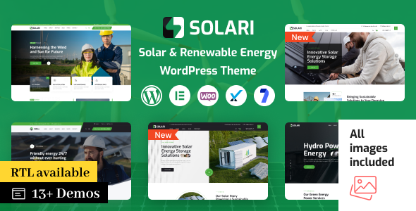 Solari – Ecology & Solar Energy WordPress Theme