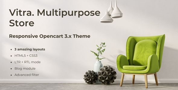 Vitra Multipurpose Store - Responsive Opencart 3.x Theme
