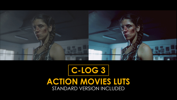 C-Log3 Action Movies and Standard Color LUTs