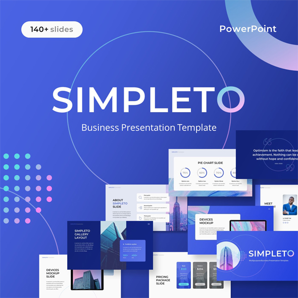Simpleto Multipurpose Business PowerPoint Template