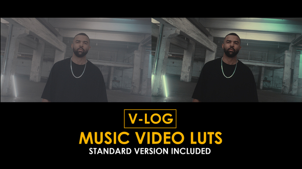 V-Log Music Video and Standard Color LUTs alt