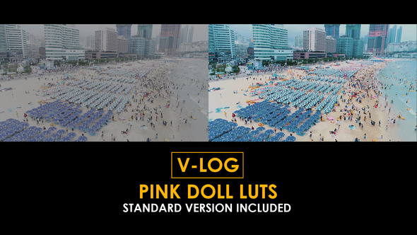 V-Log Pink Doll and Standard Color LUTs