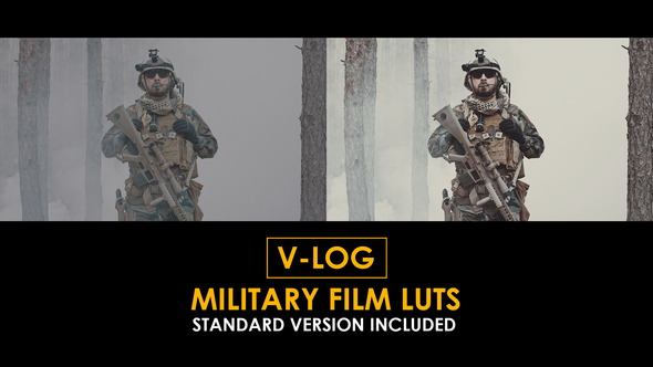 V-Log Military FIlm and Standard Color LUTs
