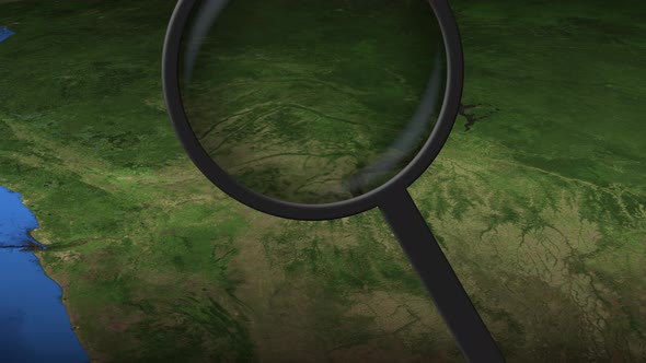 Loupe Finds Kinshasa City on the Map alt