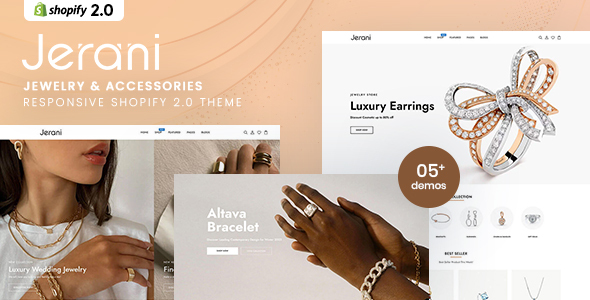 Jerani – Jewelry & Accessories Responsive Shopify 2.0 Theme – 0 Sold!