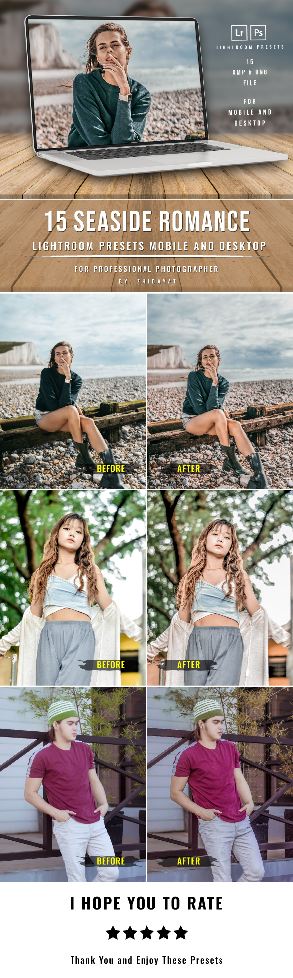 15 Seaside Romance Lightroom Presets