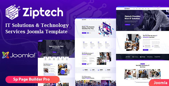 Ziptech - IT Solutions Technology Joomla 5 Template