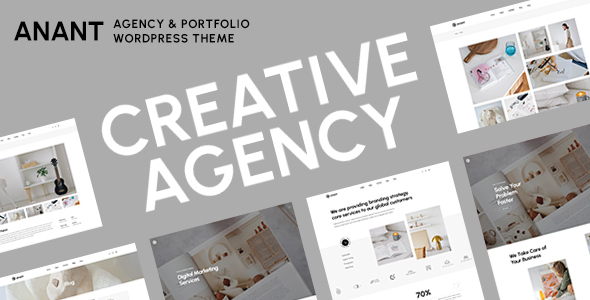 Anant - Creative Agency and Portfolio Theme
