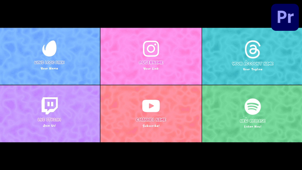 Wave Logo Pack for Premiere Pro