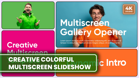 Creative Colorful Multiscreen Slideshow alt
