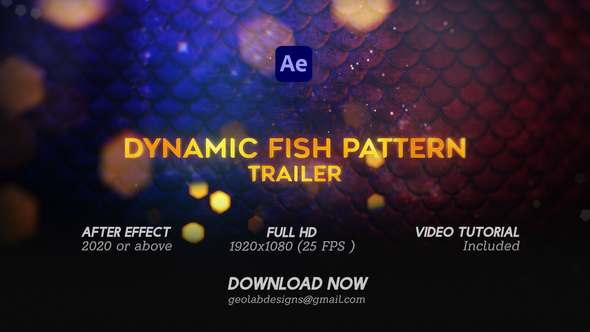 Dynamic Fish Pattern Trailer l Aqua Trailer