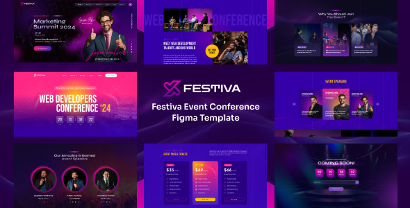Festiva - Event & Conference Figma Template