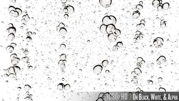 Slow Motion of Carbonated Water or Soda Pop Bubbles