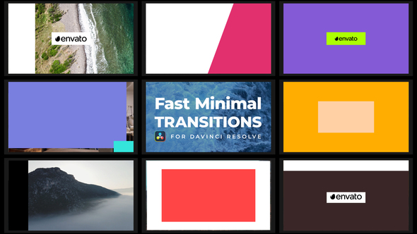 Fast Minimal Transitions | DaVinci Resolve