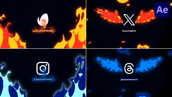 Firebirds Logo Pack for After Effects alt