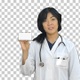 Asian female doctor showing a bottle of, Alpha Channel - VideoHive Item for Sale