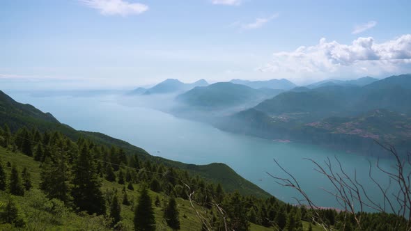 Lake Garda in Summer From Mount Baldo