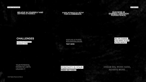 Modern Text Animation | FCPX alt