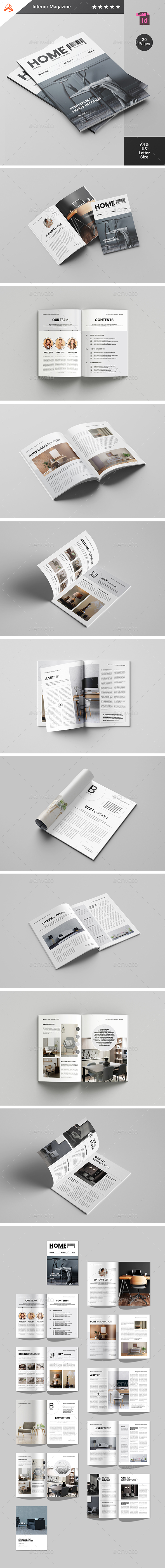 Interior Magazine Design Template