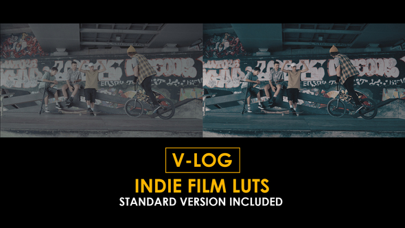 V-Log Indie Film and Standard Color LUTs