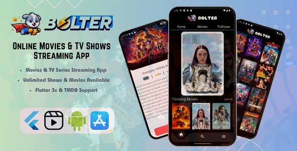 Bolter v1.0 - Your Gateway to Stream Your Favorites | Android & iOS