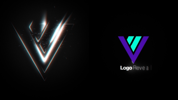 Glitch Logo Reveal alt