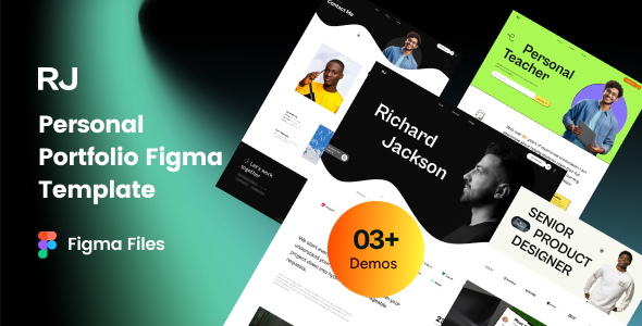 RH Portfolio - Personal Portfolio Figma Template