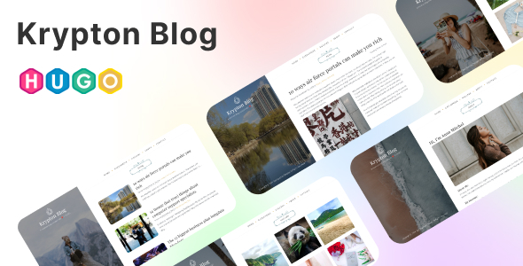 Krypton Blog – Modern Blogging HUGO Theme