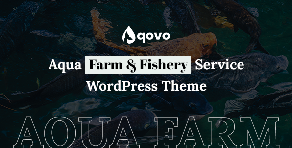 Aqovo – Aqua Farm & Fishery Services WordPress Theme