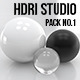 HDRI studio PACK no.1 - 3DOcean Item for Sale