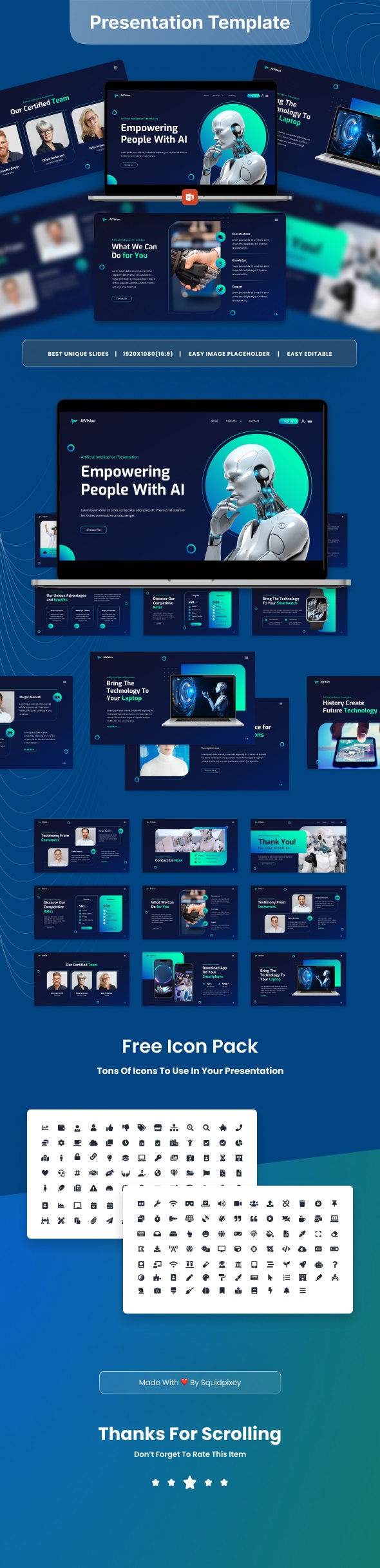AiVision - Artificial Intelligence PowerPoint
