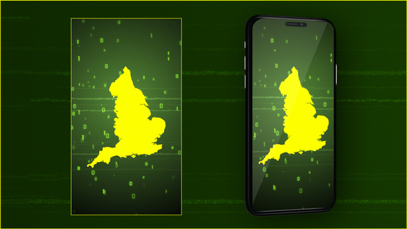 England Digital Map Intro - Vertical Video