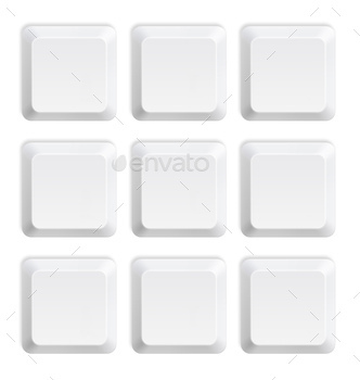 blank keyboard buttons