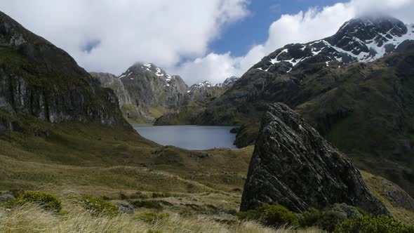 lake harris on the famous routeburn track