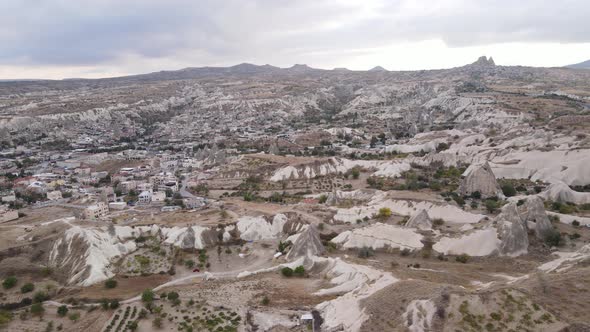 Aerial View Cappadocia Landscape