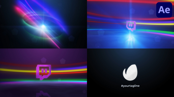 Colorful Circles Logo Reveal for After Effects alt