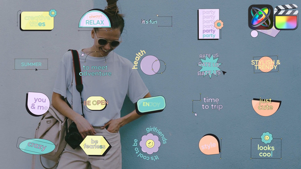 Creative Minimal Titles for FCPX alt