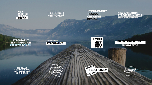 Bold Text Titles | After Effects alt