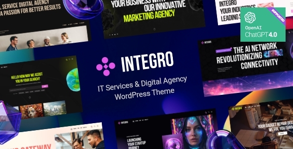 Integro — IT Services & Digital AgencyTheme