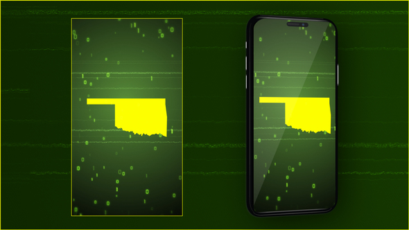 Oklahoma State Digital Map Intro - Vertical Video