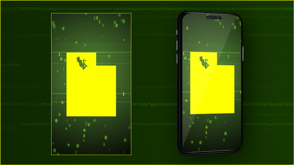 Utah State Digital Map Intro - Vertical Video