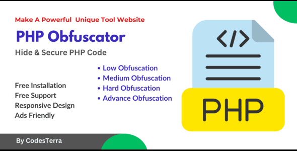 PHP Obfuscator Web Tool