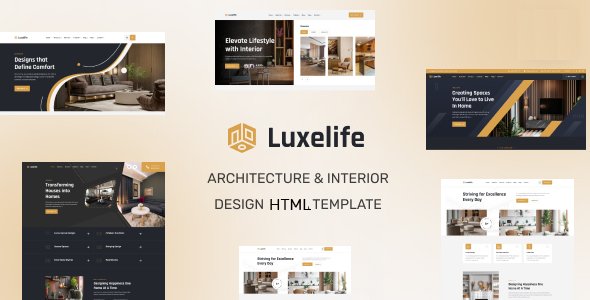 Luxelife – Architecture & Interior Design HTML5 Template