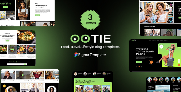 OOTIE – Personal Blog Figma Template