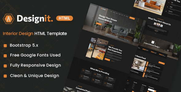 Designit – Interior Design HTML Template